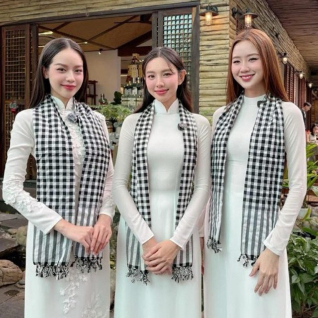 💥[Xịn Nhất] Khăn Rằn Nam Bộ 60x160cm  Đẹp - Sang Trọng. Vải Cotton Thô Mềm Mại, Có Tua Rua.