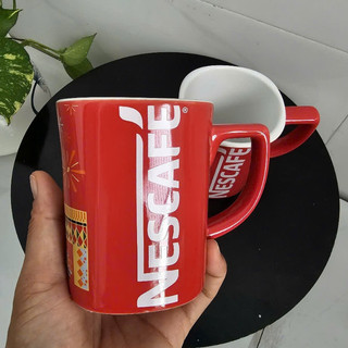 Combo 03 Ly Sứ quai cầm Nescafe dung tích 250ml