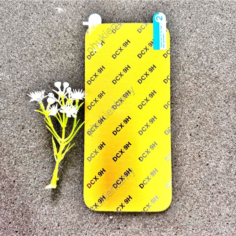 (N60) Miếng Dán Màn Hình iPhone 16 Pro Siêu Mỏng Dẻo Nano DCX-9H