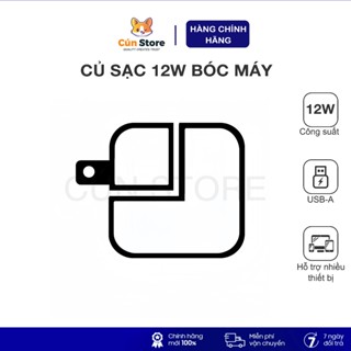  Củ sạc nhanh 12W zin bóc máy sạc điện thoại và Tablet cực nhanh mà không nóng | Bảo hành 12 tháng 