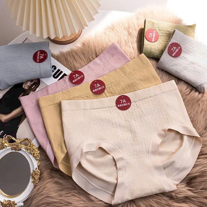 Combo 5 quần lót nữ kháng khuẩn cottong 7A co giãn 4 chiều