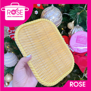  Đĩa Nhựa Giả Mây Mẹt Tre CHỮ NHẬT Nhiều Size - Mẹt Nhựa Đựng Bún Đậu 