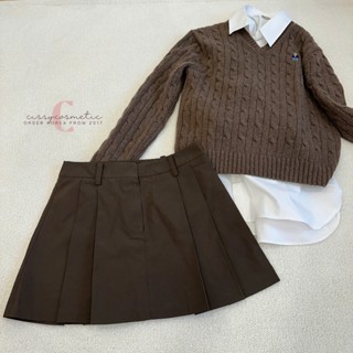 [auth 100%] Chân váy xếp li SPAO có lót