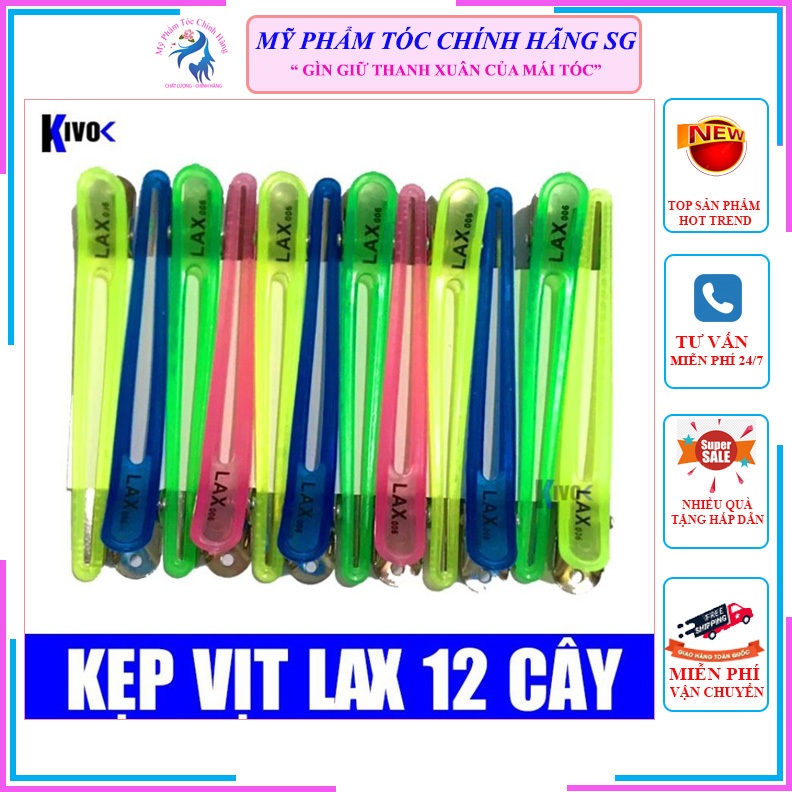 Bộ Kẹp Vịt Lax - Giúp Cố Định Tóc