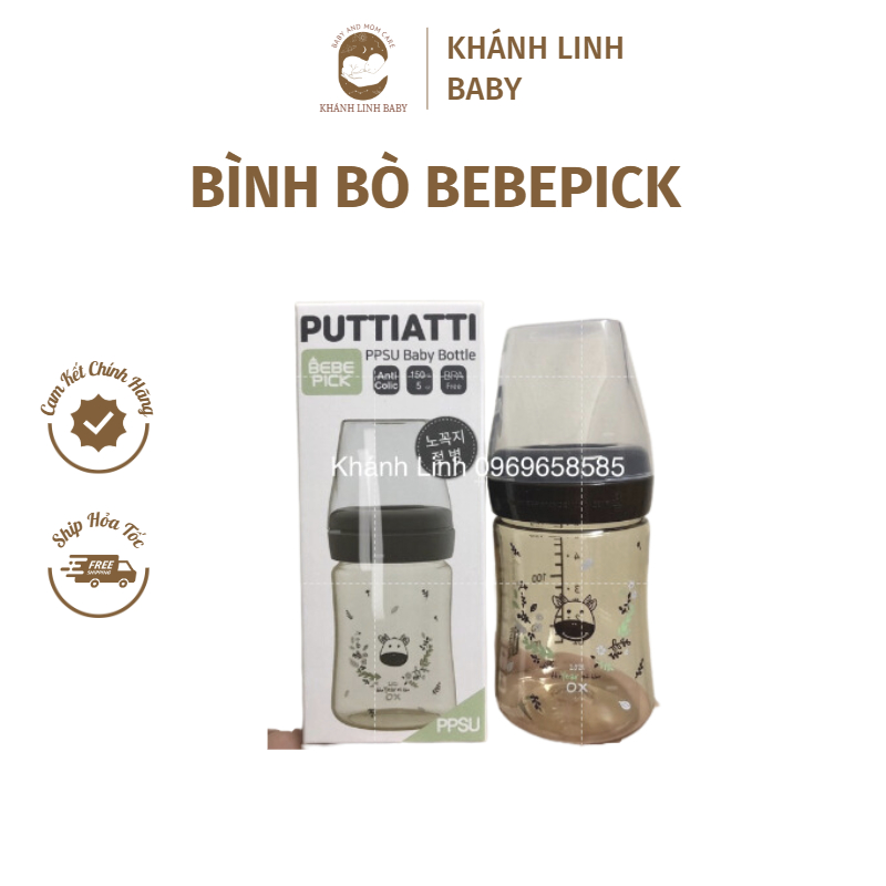 Bình Bò Bebepick - Puttiatti 150ml/250ml