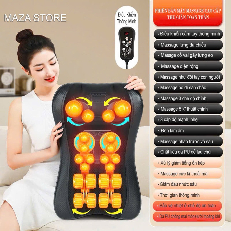 MÁY MASSAGE ĐA NĂNG THƯ GIÃN TOÀN THÂN. CỔ VAI GÁY, LƯNG EO, CHÂN, TAY.