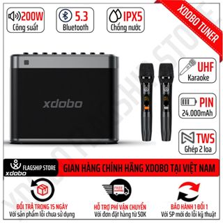 Loa Bluetooth Xdobo Tuner 200W Siêu Trầm Karaoke Trợ giàng Livetream Bản nâng cấp của Xdobo King max Mirage X8 Pro X9