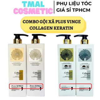  Cặp dầu gội dầu xả COLLAGEN VINGE PLUS 1000ML CHÍNH HÃNG - Hương nước hoa sang chảnh phục hồi tóc hư tổn nặng 