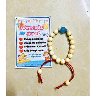 Vòng Dâu cho bé kèm đá mệnh (BI BON SHOP)
