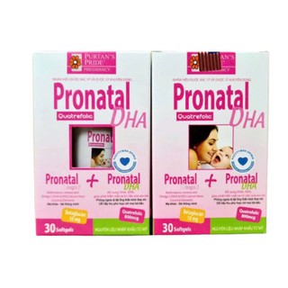 PRONATAL DHA Viên bổ cho bà bầu bổ sung dưỡng chất cho mẹ và bé - Hộp 30 viên