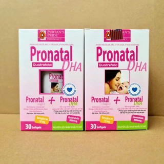 PRONATAL DHA Viên bổ cho bà bầu bổ sung dưỡng chất cho mẹ và bé - Hộp 30 viên