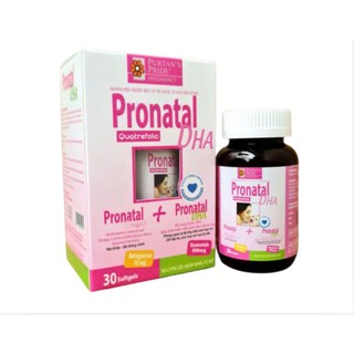 PRONATAL DHA Viên bổ cho bà bầu bổ sung dưỡng chất cho mẹ và bé - Hộp 30 viên