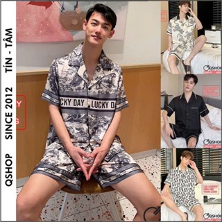 Tổng hợp bộ Pijama nam cao cấp pijama quần ngắn hàng Luxury Quảng Châu QSHOP