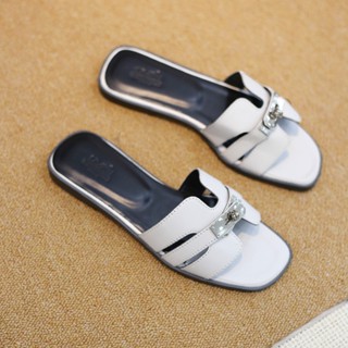 Dép Judy- Dép Chữ H Khoá Bạc Da Vân Đi Êm VNXK
