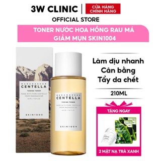 Toner Nước Hoa Hồng Rau Má Giảm Mụn Skin1004 Hàn Quốc Madagascar Centella 210ml Se Khít Lỗ Chân Lông