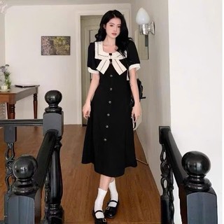 Thời Trang Nữ Đầm Váy Nữ Dự Tiệc Bigsize 50 -95kg Chất Cotton Lạnh