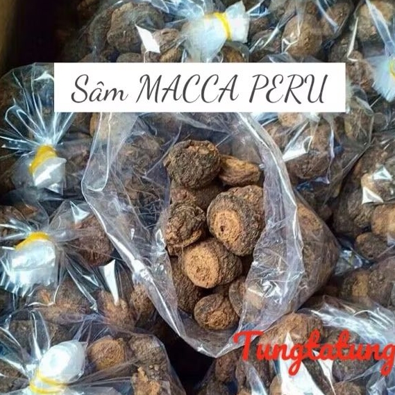 SÂM MACCA PERU 1kg củ đen thơm chuẩn vị