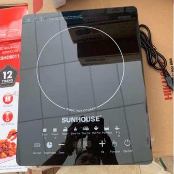 Bếp Từ Cảm Ứng 2200W , Bếp Điện Từ Hồng Ngoại Tặng Kèm Nồi