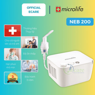 Máy xông khí dung mũi họng Thụy Sỹ Microlife NEB 200