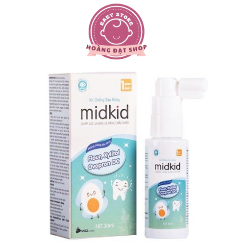 Xịt chống sâu răng Midkid
