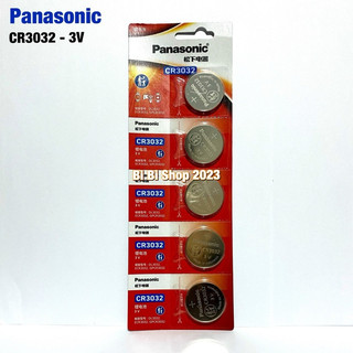 Vỉ 5 viên pin cr3032 panasonic 3v lithium hàng chính hãng - made in indonesia