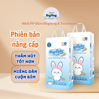  Bỉm quần Yourbebe  Phiên bản bao bì mới  100 miếng bỉm siêu mỏng siêu thấm miếng cuộn bỉm tiện lợi 