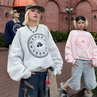 [DEAL SỐC] AB HOUSE - Áo sweater form boxy NEWERA  thời trang nam nữ