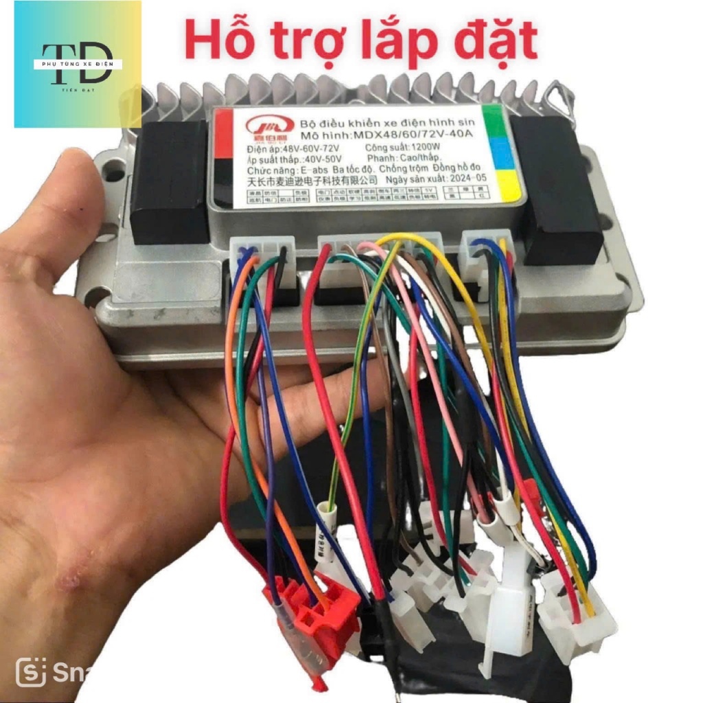 combo ic đúc 1k2 sóng sin chuẩn dòng xả 40A tả nhiệt nhôm kèm ốc +dây