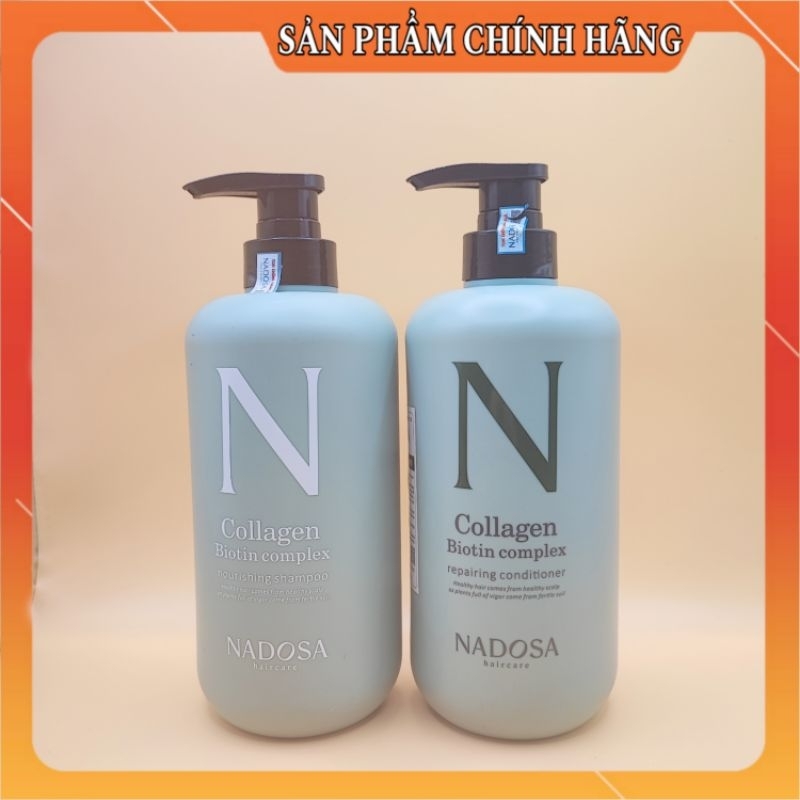 [Hàng Chuẩn] Cặp dầu gội xả NADOSA 800ml Phục Hồi Ngăn Tóc Gãy Rụng , Siêu Mềm Mượt Tóc