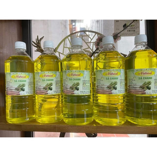 Tinh dầu sả chanh nguyên chất lau sàn tránh muỗi và côn trùng chai 1 lít hương thơm tự nhiên