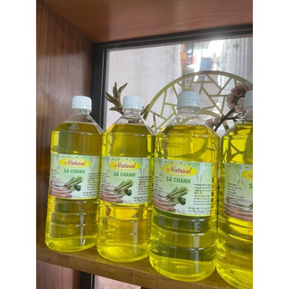 Tinh dầu sả chanh nguyên chất lau sàn tránh muỗi và côn trùng chai 1 lít hương thơm tự nhiên