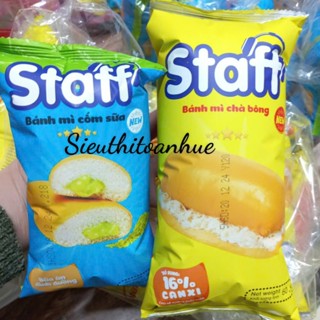 Bịch 10 cái Bánh Mì Staff  Chà Bông Hữu Nghị 60 gam -Thơm Ngon, Siêu Mềm, Tiện Lợi Cho Bữa Sáng.