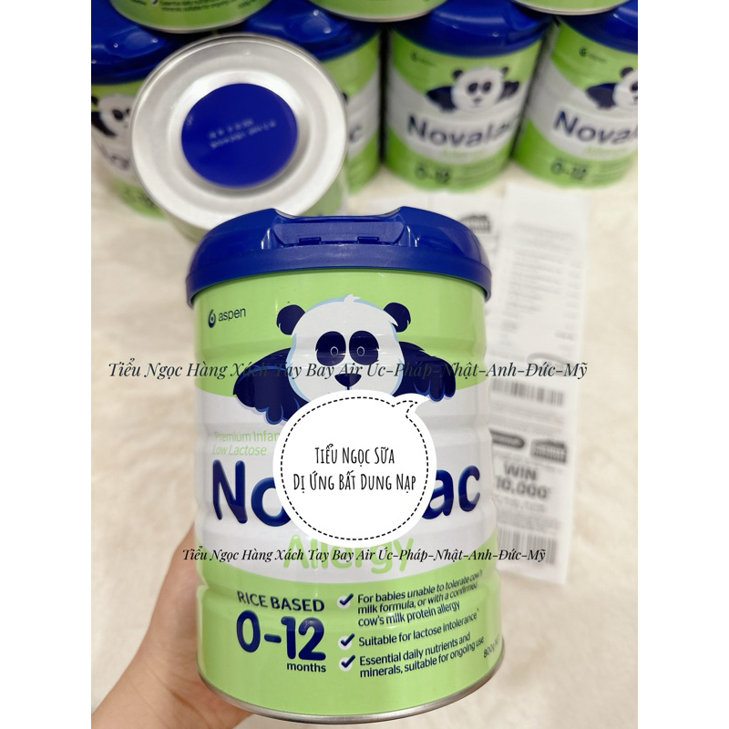 Novalac Allergy Úc cho bé dị ứng 800g (0-12m)