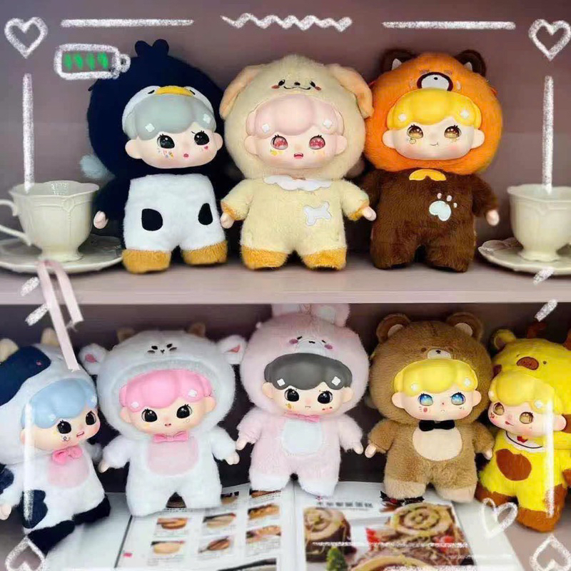 Hộp mù Billie V2 có zipper và dây đeo  - Blindbox - gấu bông xinh xắn quà tặng bất ngờ