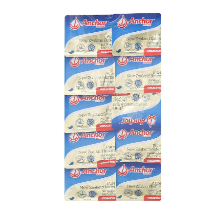 Bơ lạt Anchor vỉ 10 viên (1 viên 7g) - SKU3456