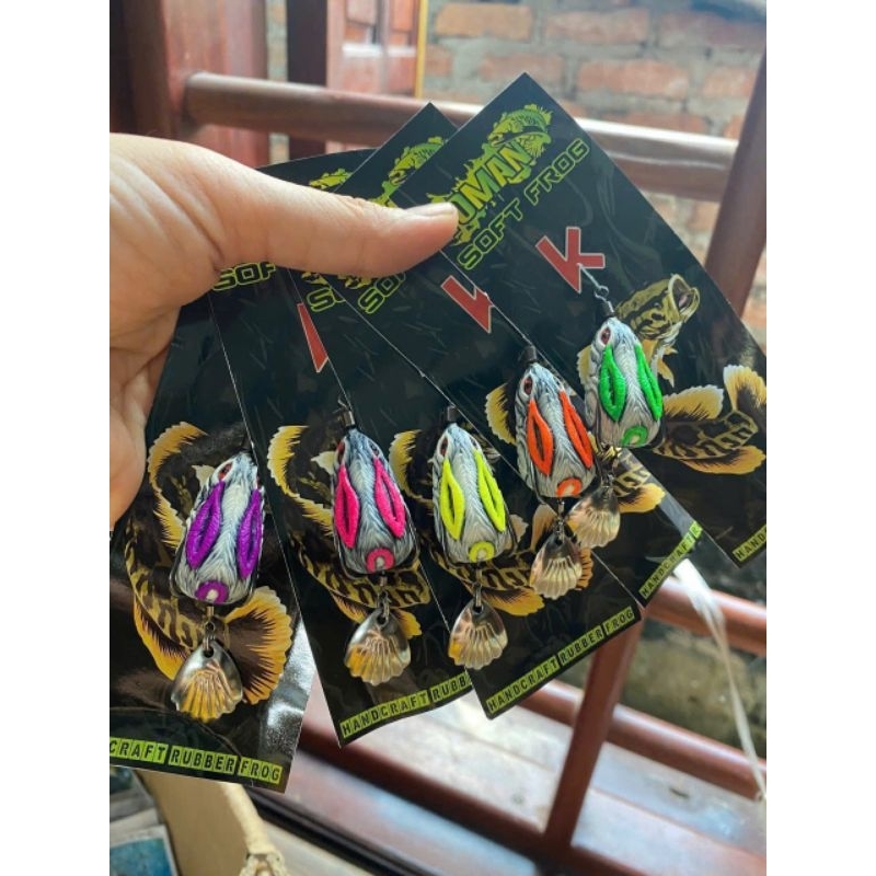 nhái hơi toman , nhái hơi câu lure