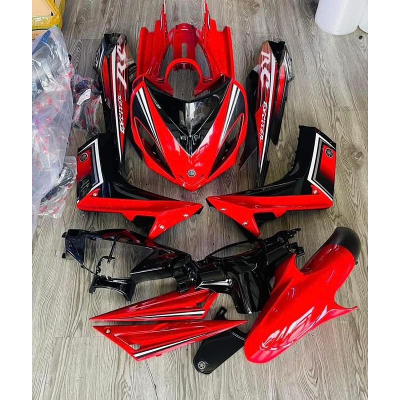 Dàn áo Exciter 2010 đỏ đen có luôn tem Rc