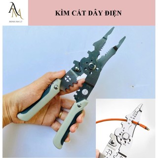  Kìm Cắt Dây Điện Đa Năng Kềm Tuốt Dây Điện Kéo Cắt Dây Điện Kìm Thợ Điện 