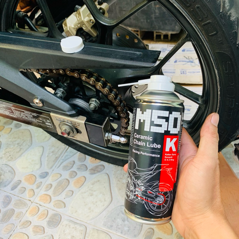 Voltronic M50 Chain Lube Spray Dưỡng Sên - Bôi Trơn Xích O X Z Ring 400ML - Made in Germany