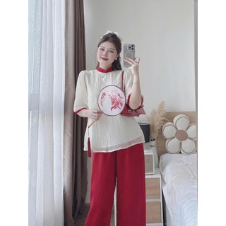 Sét Áo Dài Truyền Thống Chất Liệu Lụa Mango Cao Cấp 💕𝑭𝑹𝑬𝑬𝑺𝑯𝑰𝑷💕[Giá gốc tận xưởng]