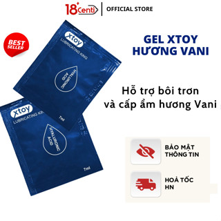  Gel Bôi Trơn XTOY LUBRICATING KING Gốc Nước Gel HA gốc nước Dạng Gói Tiện Dụng 7ML  - Play Man 