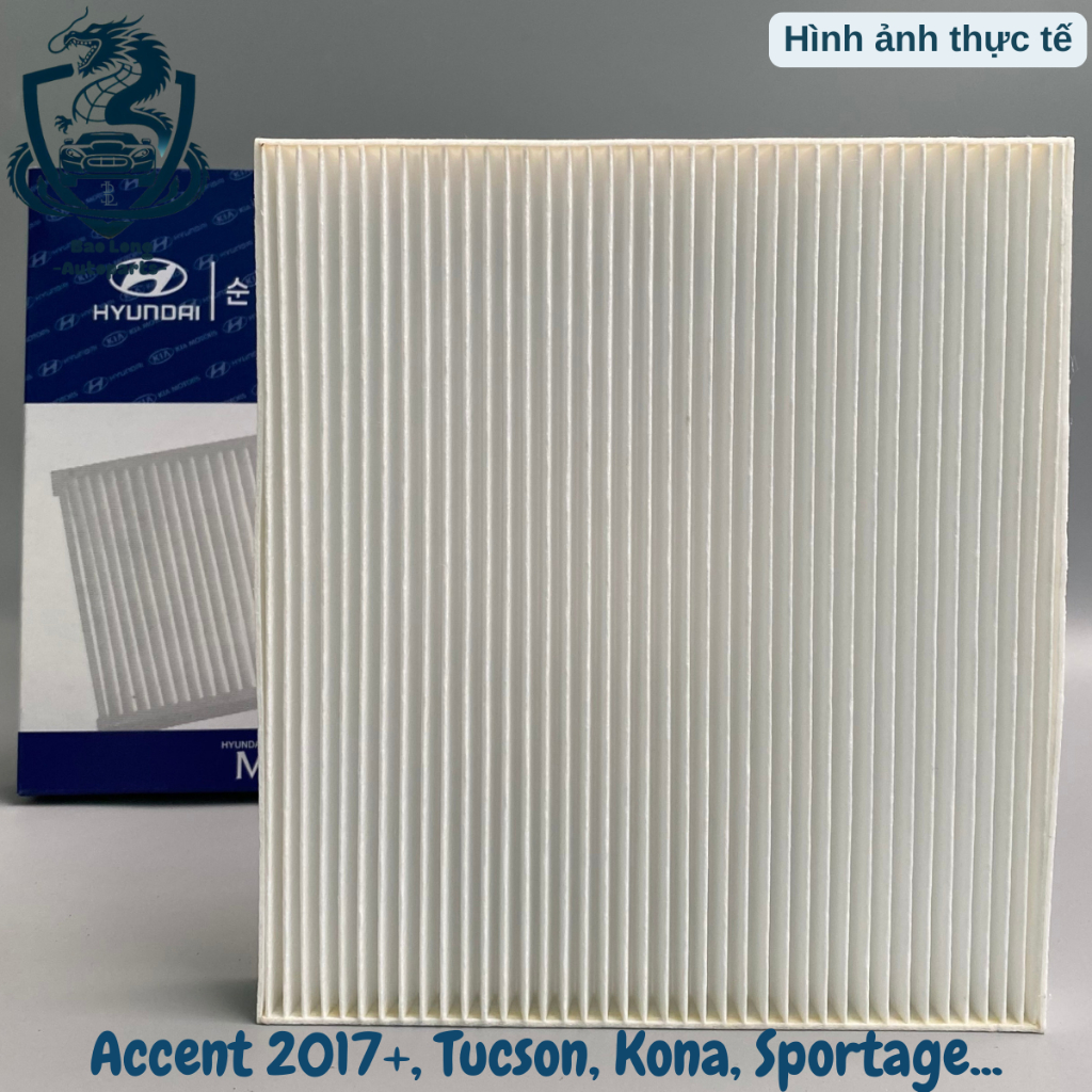 Lọc gió điều hòa,lọc máy lạnh Hyundai Accent 2017+,Tucson, Kona,Kia Sportage, Sonet, Rio 97133-D3000
