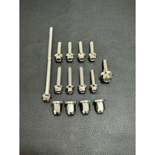 Bộ 14 ốc INOX304 lắp đầu bò Wave Dream 100cc