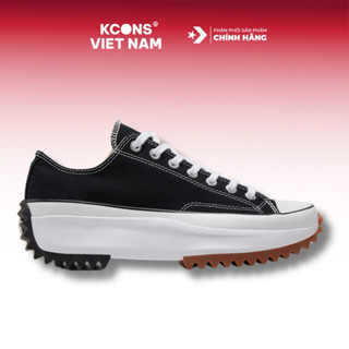  Run Star Hike Black Low Top   Giày Converse Thể Thao Đế Cao 168816C 