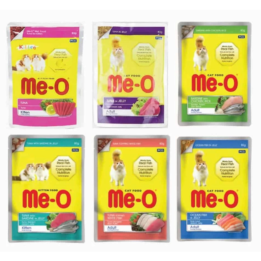 Pate cho mèo Me-O, thức ăn ướt cho mèo