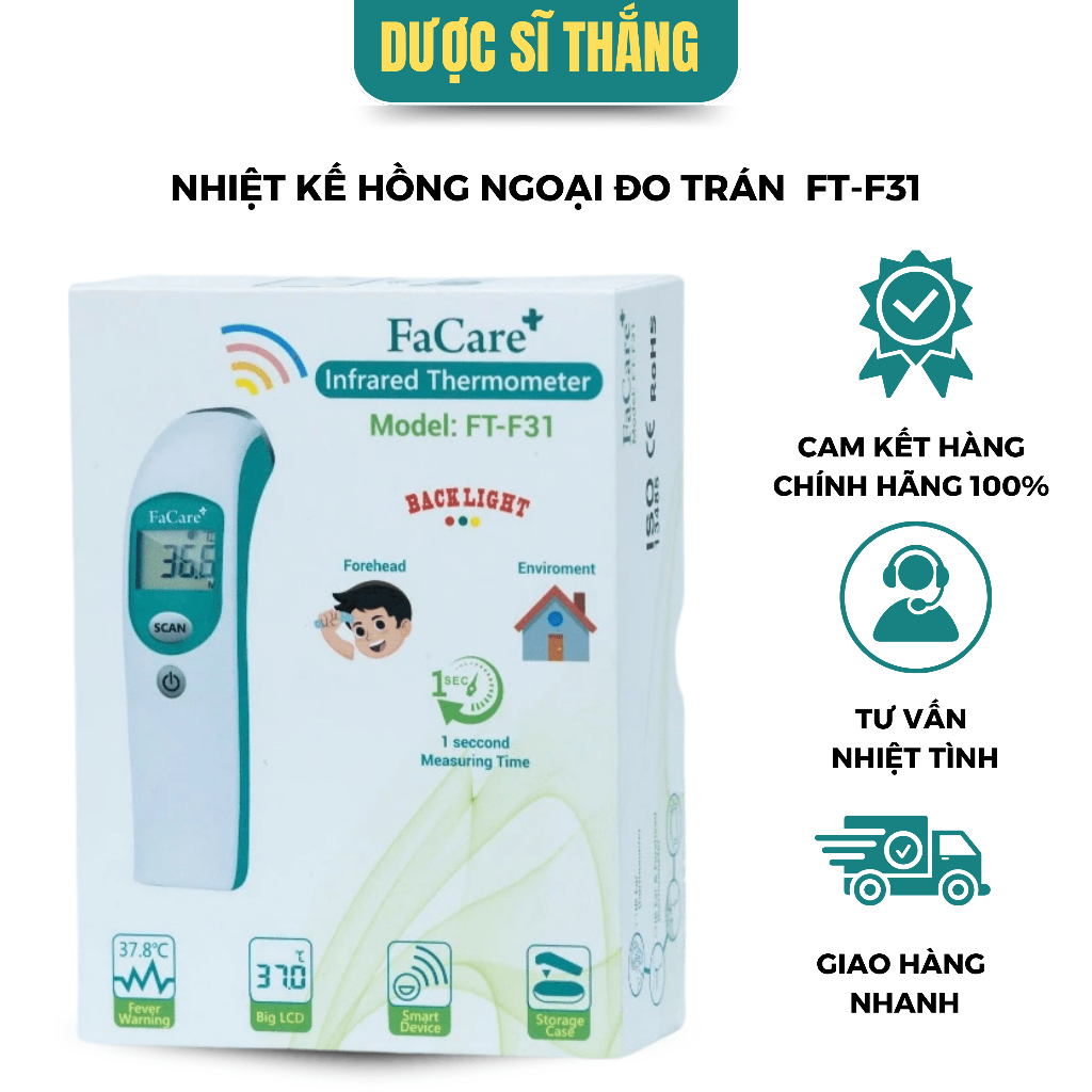 MÁY NHIỆT KẾ HỒNG NGOẠI FACARE FT-F31