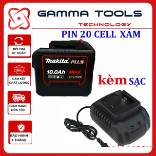 combo sạc pin 20 cell dùng máy khoan, máy xiết bulong, quạt cầm tay