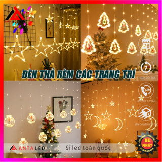 Đèn led dạng rèm trang trí các loại nhiều chế độ nháy dùng cho cửa hàng, decor nhà cửa, noel, lễ tết