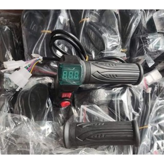 Tay ga đa năng 12-24-36-48-72 vol nút bấm, tay ga xe chế, xe điện, xe theli, xe drift