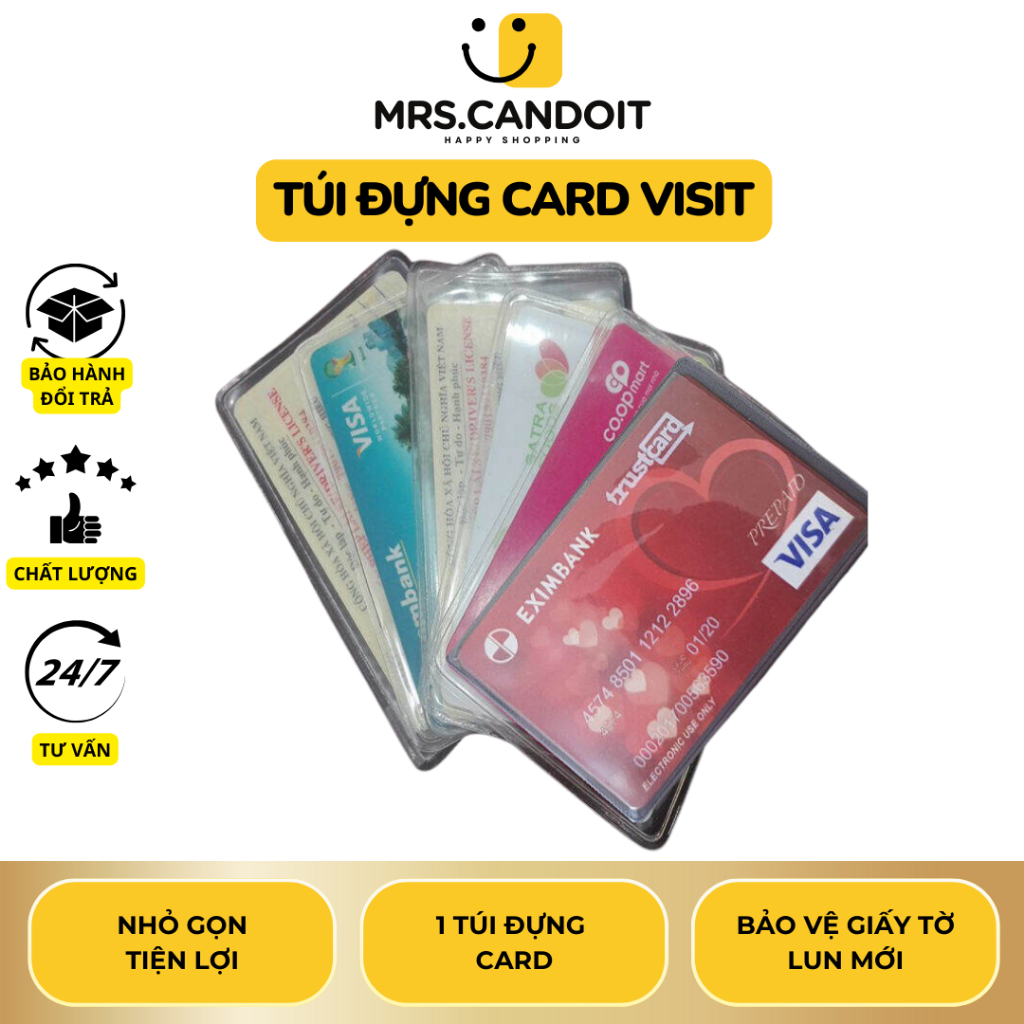 TÚI ĐỰNG CARD VISIT, ATM, CMND